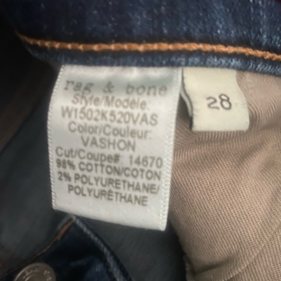 Gently used Paige Indigio Zip Jeans/ 28 - Picture 13 of 14